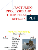 Manufacturing Processes and Their Related Defects