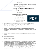 Willem Ridder, Lyndon C. Merkle, John T. Hurst, Gregory Devany v. Cityfed Financial Corporation, A Delaware Corporation, 47 F.3d 85, 3rd Cir. (1995)