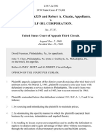 Bernard B. Chazin and Robert A. Chazin v. Gulf Oil Corporation, 419 F.2d 396, 3rd Cir. (1969)