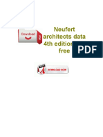 Neufert Architects Data 4th Edition PDF Free