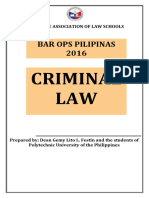 PALS Criminal Law 2016 PDF