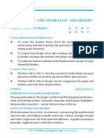 Hydraulics and Hydraulic Machinery