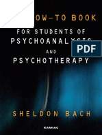 Bach - How To Book For Students of Psychoanalysis & Psychotherapy