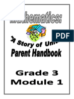 Parent Handbook Grade 3 Module 1