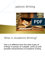 Academic Writing