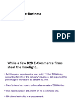 Issues in b2b e Business