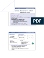 Finite Elements: Overview of The Method and Element Types: Contents