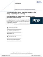 Motivating Project Based Learning Sustaining The Doing Supporting The Learning