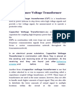 Capacitance Voltage Transforme1