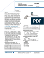 General Specifications: EJX118A Diaphragm Sealed Differential Pressure Transmitter