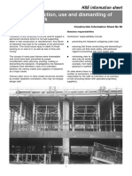 Safe Erection, Use and Dismantling of Falsework