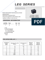 Rayex LEG1A 12 Datasheet RELAY