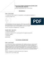 Draft of October 2015 Electronics Engineering Board Exam Questions and Concepts