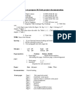 M.tech Project Documentation Guidelines& Certificates