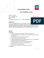 Adnan Islam CV