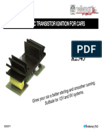 Electronic Transistor Ignition For Cars Kit Manual PDF