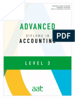 AAT Advanced Diploma in Accounting Level 3 Qualification Specification 0