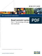 Road Restraint Systems: BSI Standards Publication