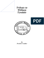 Tribute To William Tyndale: by Fred R. Coulter