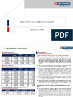 HSL PCG "Currency Daily": June 21, 2016