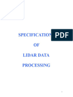 Training Lidar Data Processing