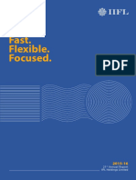 Fast. Flexible. Focused.: IIFL Holdings Limited 21 Annual Report