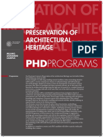 Preservation of Architectural Heritage 01