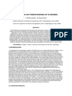 Turbocharging of Ic Engines