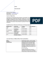 DR, Junaid CV 2016