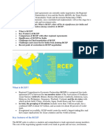 In This Article We Will Explain What Is RCEP, What Will Be Its Significance For India and What Are The Point of Contention Among Countries in RCEP