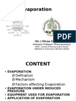 Evaporation SB