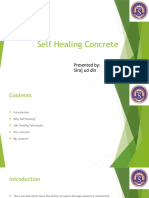 Self Healing Concrete