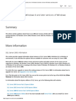 Using SQL Server in Windows 8 and Later Versions of Windows Operating System