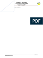 Lab Flowsheet: University of Santo Tomas Faculty of Medicine and Surgery Department of Surgery