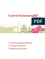 Control Statement