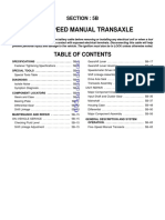 Five-Speed Manual Transaxle: Section: 5B