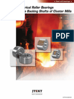 Cylindrical Roller Bearings For The Backing Shafts of Cluster Mills