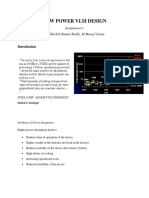 Low Power Vlsi Design: Assignment-1 G Abhishek Kumar Reddy, M Manoj Varma