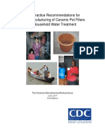 Best Practice Recommendations For Manufacturing Ceramic Pot Filters June2011