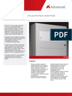 2-8 Loop Fire Alarm Control Panel: Features