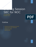 Sharing Session SBC For NOC