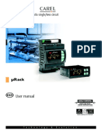 Carel μRack - mRack - User manual Eng PDF