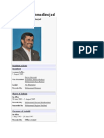 Mahmoud Ahmadinejad