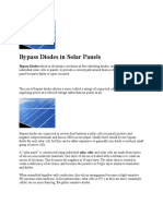 Bypass Diodes in Solar Panels