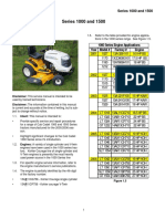 Series 1000 and 1500: Year Model # Factory # Engine 1000 Series Engine Applications