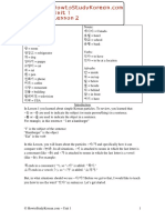 HowtoStudyKorean Unit 1 Lesson 2 PDF