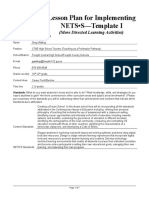 Lesson Plan For Implementing NETS - S-Template I: (More Directed Learning Activities)