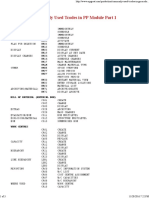 Commonly Used Tcodes in SAP PP Module Part 1