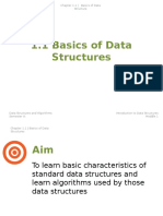 1.1 Basics of Data Structures