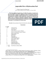 Quasi 1d Compressible Flow of Hydrocarbon Fuel